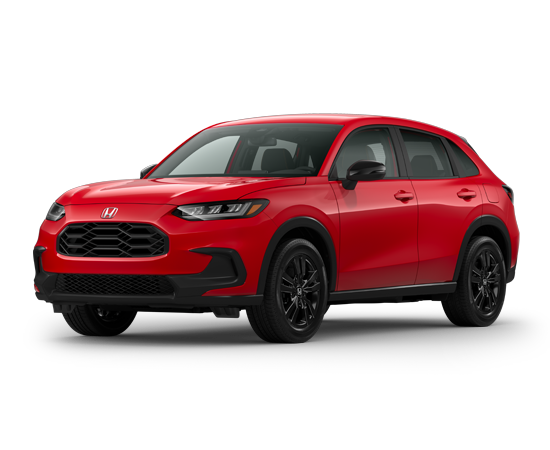 2027 Honda HR-V Sport in Milano Red — front three-quarter view