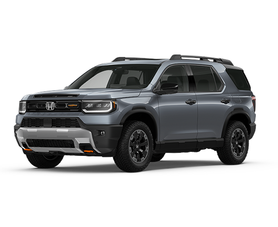 2026 Honda Passport TrailSport Elite in Sonic Gray Pearl — front three-quarter view