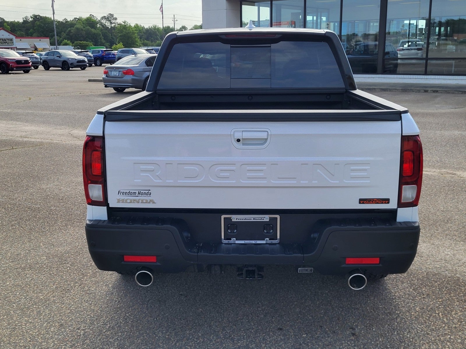 2025 Honda Ridgeline — rear three-quarter view